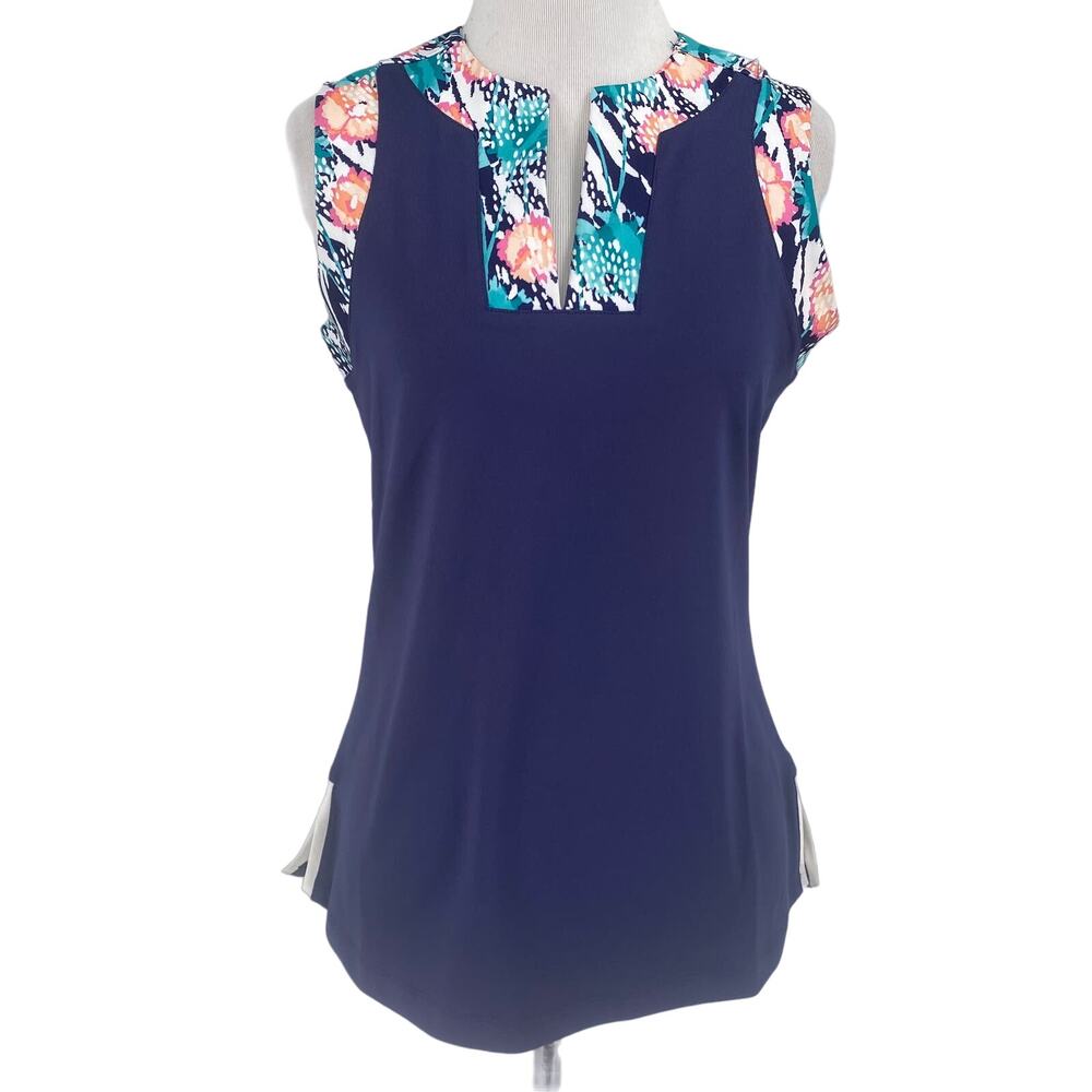 Pebble Beach Dri-Luxe Performance Sleeveless Blouse New with tags Size Small